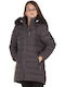 Kids' Parka Long with Hood Gray