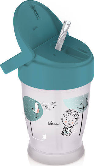Lovi Baby Παιδικό Ποτηράκι My Straw από Πλαστικό Πράσινο 250ml για 12m+