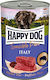 Happy Dog Wet Food Dogs in Cans with Meat Grain-Free 800gr