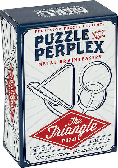 Professor Puzzle Triangle Puzzle made of Metal for 6+ Years Old PX-3