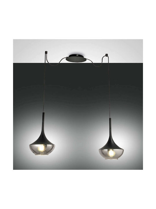 Fabas Luce Apollo Pendant Light Two-Light Rail ...