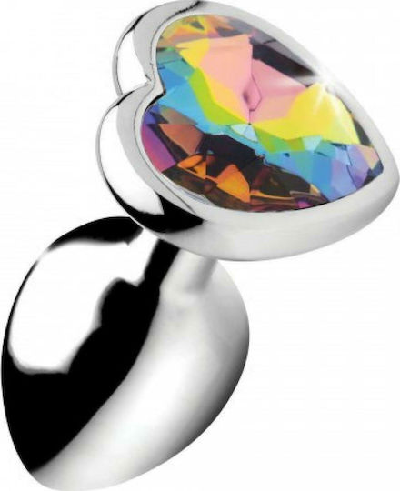 Booty Sparks Rainbow Heart Πρωκτική Σφήνα Small Small Rainbow