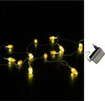 100 Lights LED 10m. Orange in String 1pcs