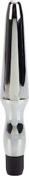 Calexotics Vibrator Waterproof Anal Probe Πρωκτικός Δονητής Silver 16.5cm
