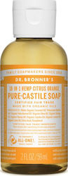 Dr Bronner's Pure-Castile Liquid Soap Βath Wash for Face , Hair & Body 59ml