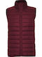 Roly Oslo Men's Sleeveless Puffer Jacket Burgundy