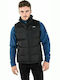 Trespass Clasp Padded Ärmellos Herren Jacke Puffer Schwarz