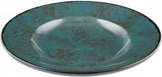 Oriana Ferelli Πιάτο Βαθύ από Πορσελάνη Teal με Διάμετρο 27cm