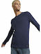 Tom Tailor Men's Long Sleeve Sweater Navy Blue 1016090-13684