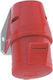 Geyer Female Industrial Socket Socket Outlet 4x32A 400V IP44 11646