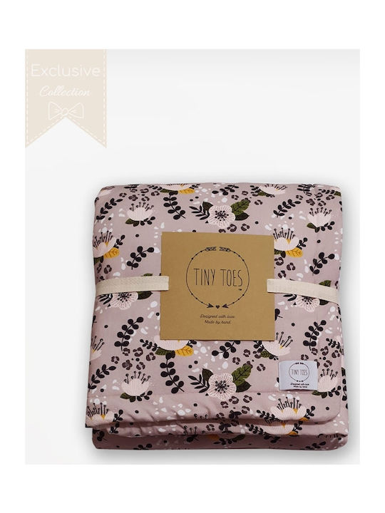 Tiny Toes Duvet Cradle Mini Διπλής Όψης Lotus Dusty Pink 75x100cm