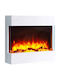 Richen Phaedra Wandmontiert Elektrischer Kamin 2000W 70x63.4cm Weiß