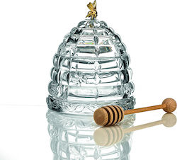 Bohemia Glass Honey Pot Transparent 150ml