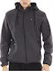 Magnetic North Men's Sweatshirt Jacket with Hood and Pockets Gray