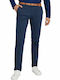 Hose Chino Elastisch in Schlanker Passform Marineblau