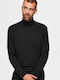 Langarm-Pullover Schwarz