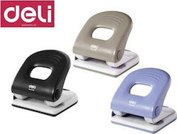 Deli Paper 2-Hole Puncher with Guide for 40 Sheets 231.