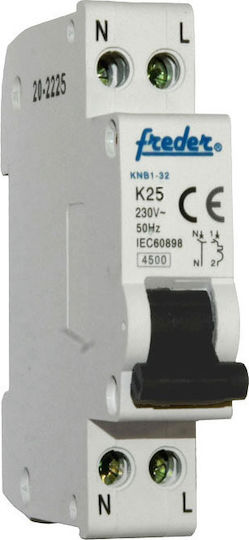 Freder Automatischer Schutzschalter 25A Zweipolig AC 20-2225