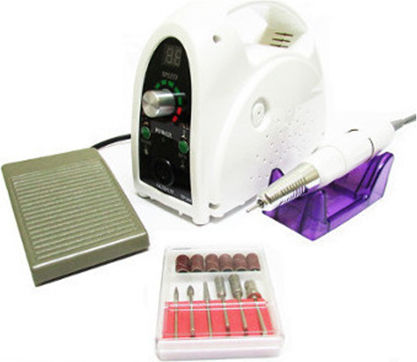ZS-702 Nail Drill Power 65W White with Pedal with 35000 Rotations per Minute
