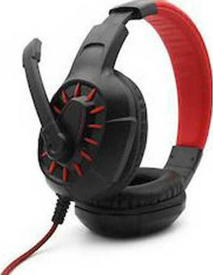 Komc G309 Pe ureche Casti de gaming cu conexiun 3,5mm / USB Red/Black