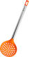 Bra Efficient Shallow Slotted Spoon Silicone Orange