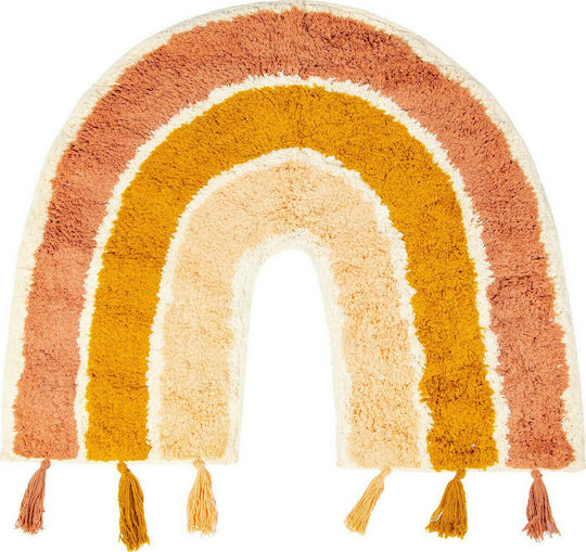 Sass & Belle Kids Cotton Rug Rainbow Rug with Tassels