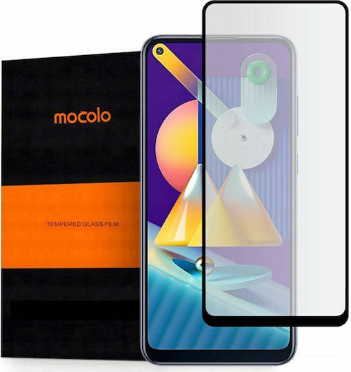Mocolo TG+ Full Glue Full Face Tempered Glass Black (Galaxy M11)