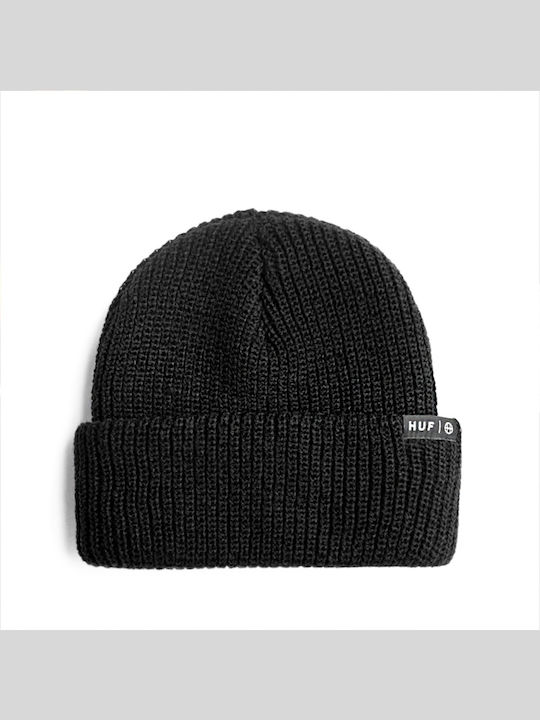 Essentials Usual Beanie Beanie Knitted in Black color