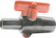 Palaplast Connection Pipe Valve with Switch and Male-Female Thread 6mm Black