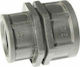 Palaplast 3352/0302 Male Adapter with Female-Female Thread 25.4x19mm Black