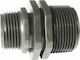 Palaplast 3302/0201 Fiiting Gas Nipple with Male-Male Thread 19x13mm