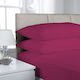 Le Blanc Cearșaf Single 170x270cm. Fuchsia