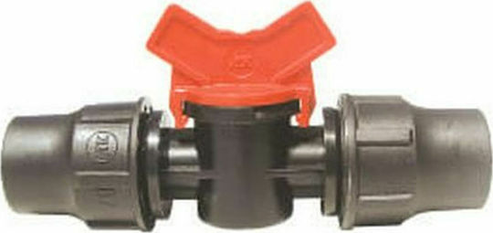 Palaplast 3167/2525 Connection Pipe Valve 6Atm with Switch Lock Type 25mm