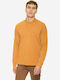 The Bostonians Men's Long Sleeve Blouse Polo Yellow