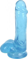 Lollicock Dildo with Balls Dildo realist cu Testicule și Ventuză Berry Ice 15cm