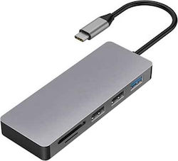 Platinet USB-C Докинг станция с HDMI 4K PD (PMMA9822)