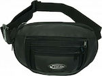 Colori Military Pouch Waist Rubber Waist Bag in Black Color