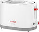 Ufesa TT7385 Prăjitor de pâine 2 sloturi 800W Alb