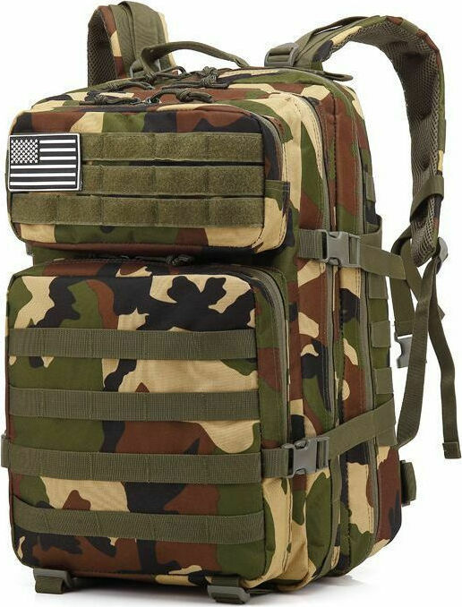 XXL Super Heavy Duty Molle Backpack Camo 45lt Skroutz.gr