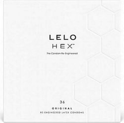 Lelo Condoms HEX Original 36pcs 54mm Natural