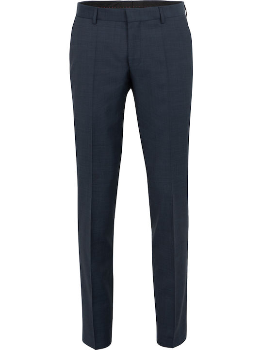 Hugo Boss Trousers Suit in Slim Fit Navy Blue