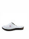 Castor Anatomic 3307 Anatomic Leather Women's Slippers In White Colour