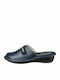 Anatomische Leder Damen Hausschuhe Marineblau