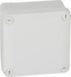 Legrand Plexo External Mount Electrical Box Branching IP55 Square (105x105x55mm) in Gray Color 092020