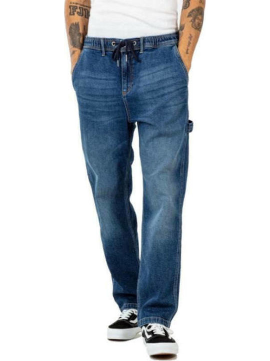 Reflex Easy Worker Mid Herren Jeanshosen mit Lose Tapered Anwendung Blau