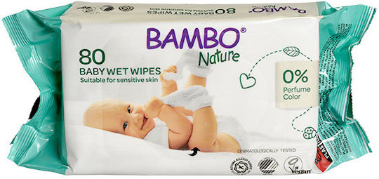 Bambo Nature Babytücher ohne Duftstoffe 80Stk