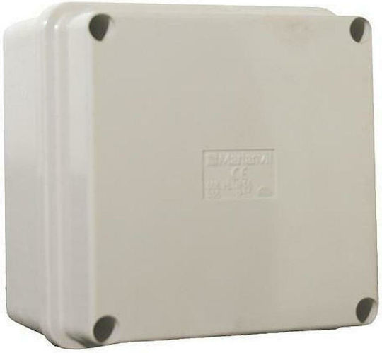 Eurolamp Електрическо кутия за външен монтаж Branching Водоустойчиво IP66 (100x100x50мм) в Сив цвят