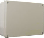 Eurolamp Elektroinstallationsdose für Außenmontage Verzweigung Wasserdicht IP66 (240x190x90mm) in Gray Farbe 151-31534