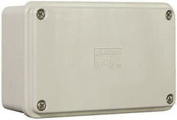 Eurolamp Ηλεκτρολογικό Κουτί Εξωτερικής Τοποθέτησης Διακλάδωσης Στεγανό IP66 (125x75x50mm) σε Γκρι Χρώμα 151-31531