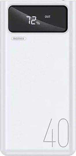 Remax RPP-113 Power Bank 40000mAh mit 4 USB-A Anschlüssen Weiß